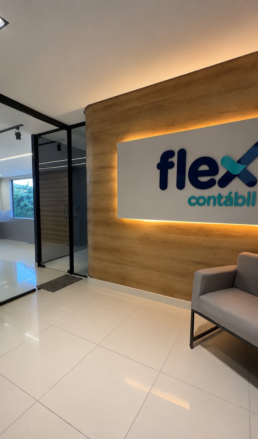 Entrada do escritório da Flex Contábil em Divinópolis MG