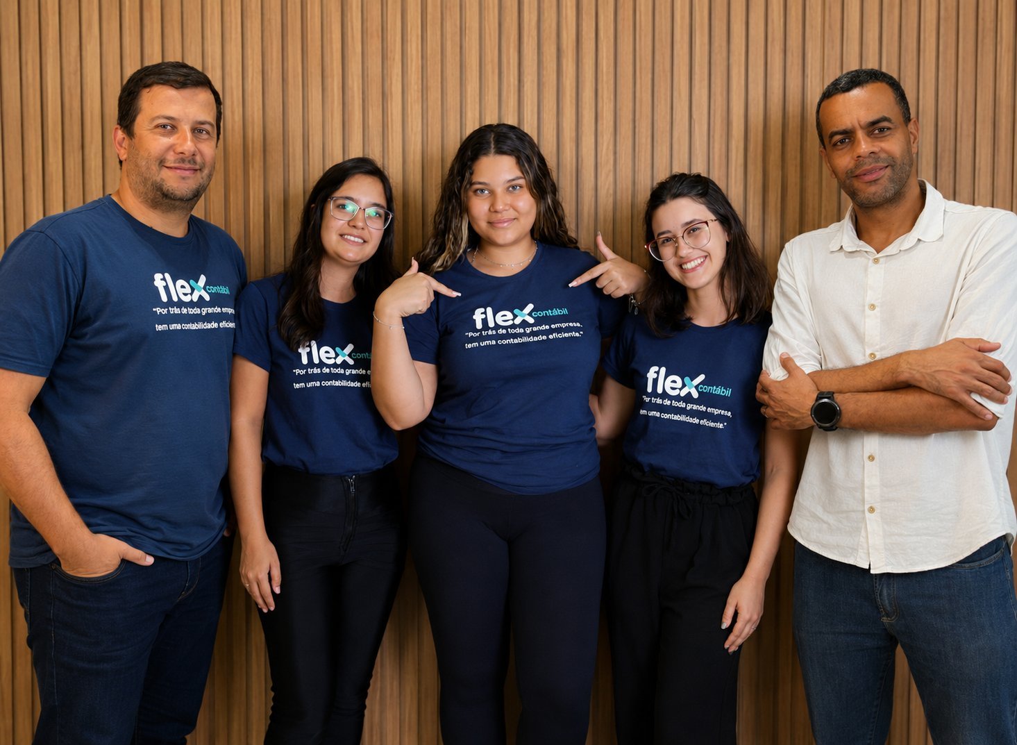 Equipe da Flex Contábil no escritório em Divinópolis MG